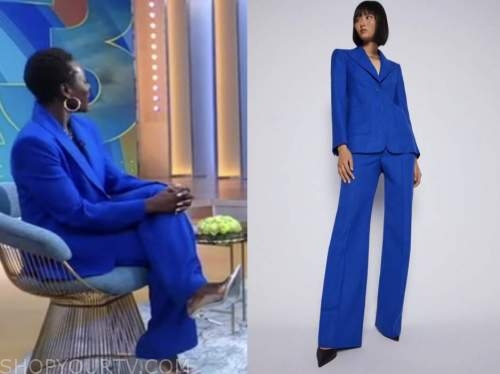 Good Morning America: May 2022 Tunde Oyeneyin's Blue Blazer and Pant ...