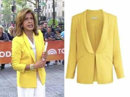 The Today Show: May 2022 Hoda Kotb's Yellow Blazer | Shop Your TV