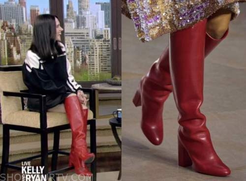 Live with Kelly and Ryan: September 2022 Jennifer Connelly's Red Leather  Boots