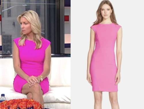 Fox and Friends: May 2022 Ainsley Earhardt's Hot Pink Dress | Shop Your TV