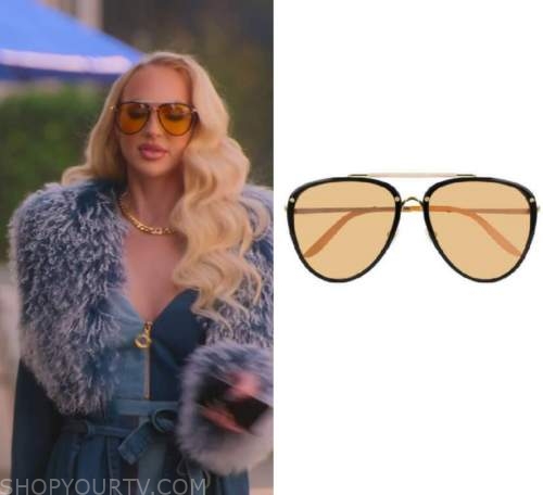 WornOnTV: Christine's black tinted sunglasses on Selling Sunset