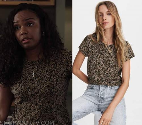 9-1-1 Lone Star: Season 3 Episode 16 Grace's Floral Tee | Shop Your TV