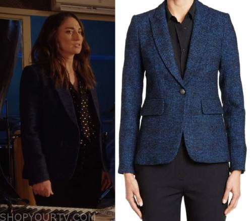 Girls5eva: Season 2 Episode 6 Dawn's Blue Plaid Blazer | Shop Your TV