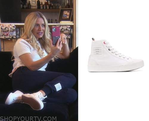 Louis Vuitton Squad Sneaker Boot worn by Dorit Kemsley as seen in