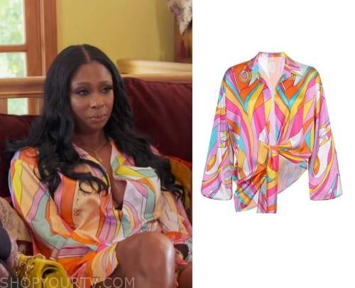 Basketball Wives: Season 10 Episode 3 Multicolor Print Blouse | Shop ...