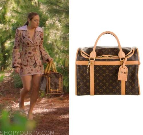 Louis Vuitton Dog Carrier Monogram Bag used by Fallon Carrington