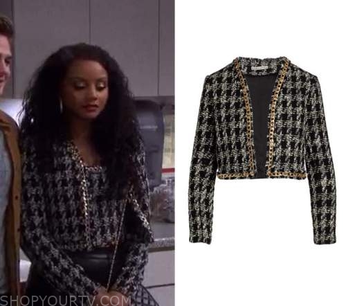 Days Of Our Lives: May 2022 Chanel's Black & White Tweed Jacket | Shop ...