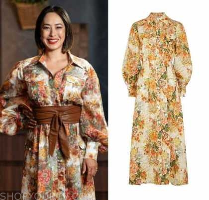 Masterchef (AU): Season 14 Melissa's Floral Shirt Dress | Shop Your TV