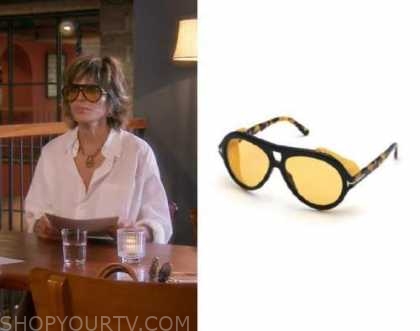 Real Housewives of Beverly Hills: Season 12 Episode 2 Lisa's Aviator  Sunglasses | Fashion, Clothes, Outfits and Wardrobe on | Shop Your TV