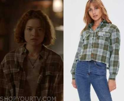 Legacies: Season 4 Episode 16 Jen's Plaid Shirt | Fashion, Clothes ...