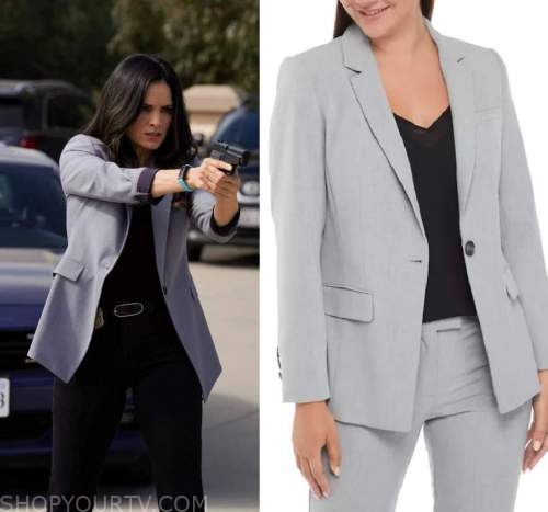 NCIS: Season 19 Episode 19 Jessica's Light Grey Blazer | Shop Your TV