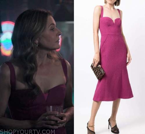 The Resident: Season 5 Episode 23 Kit's Pink Notch Front Dress | Shop ...