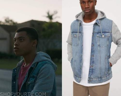 The Wilds: Season 2 Episode 3 Hooded Denim Jacket | Shop Your TV