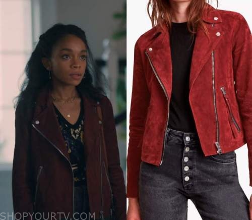 Love, Victor: Season 3 Episode 1 Mia's Suede Jacket | Shop Your TV