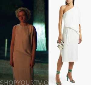 Ozark: Season 4 Episode 14 Ruth's White Draped Dress | Shop Your TV