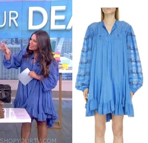 The View: June 2022 Gretta Monahan's Blue Mini Dress | Shop Your TV