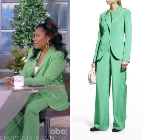 The View: June 2022 Lindsey Granger's Green Blazer and Pant Suit ...