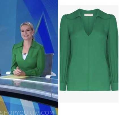 Good Morning America: June 2022 Dr. Jennifer Ashton's Green Blouse ...