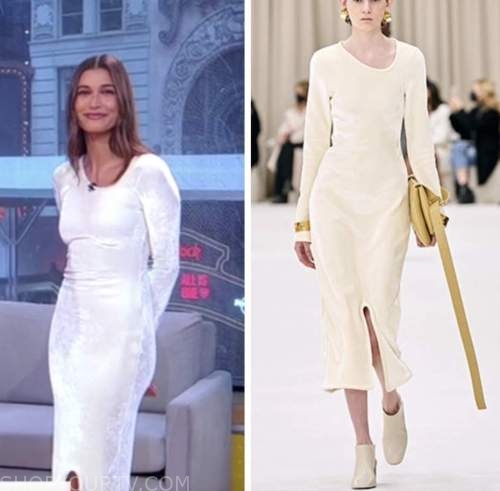 Hailey Bieber Graces Good Morning America with Ferragamo's Wanda East-West  Top Handle Bag