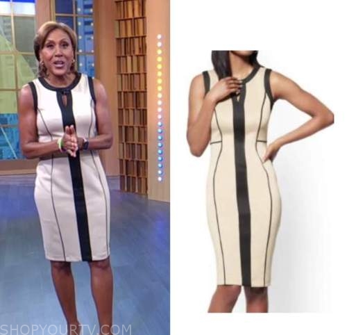 Good Morning America: June 2022 Robin Roberts's Beige and Black ...