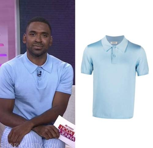 The Today Show: June 2022 Justin Sylvester's Blue Polo Shirt | Fashion ...