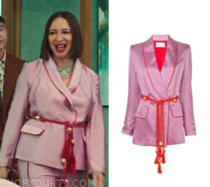 Loot: Season 1 Episode 2 Molly's SIlk Belted Blazer | Shop Your TV