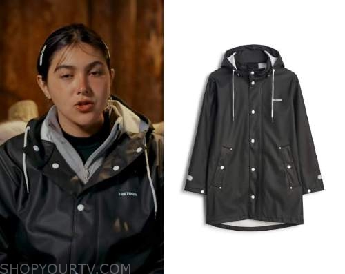 Snowflake Mountain: Season 1 Episode 1 Devon's Black Rain Jacket | Shop ...