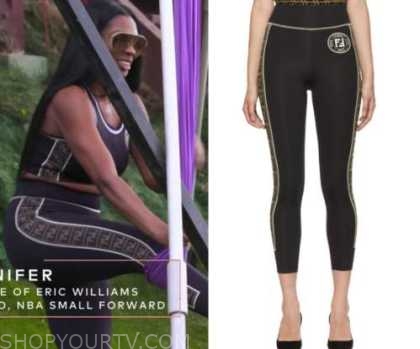 Basketball Wives: Season 10 Episode 6 Jennifer's Black Fendi Leggings