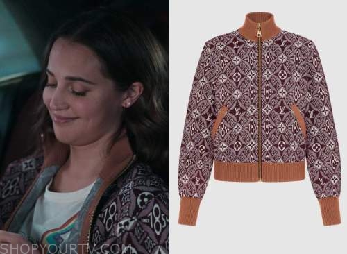 Irma Vep 2022 Alicia Vikander Cropped Sweatshirt