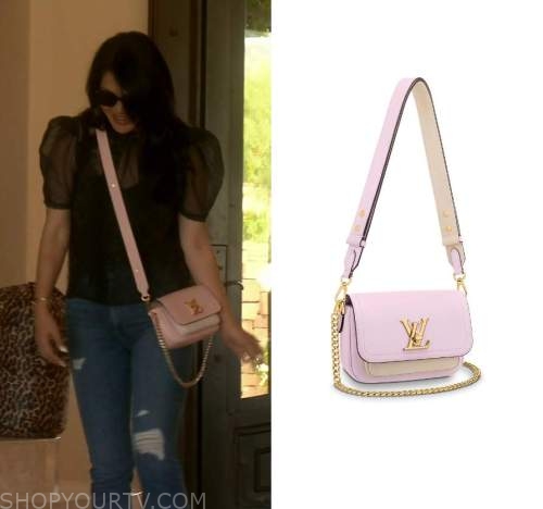 Lockme Tender Bag by Louis Vuitton worn by Crystal Kung Minkoff as seen in  The Real Housewives of Beverly Hills (S12E04)