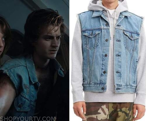 Stranger Things Eddie Munson Denim Vest in 2023  Stranger things wall, Stranger  things actors, Stranger things netflix