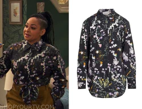 WornOnTV: Raven's lavender dog print pajamas on Ravens Home, Raven-Symoné