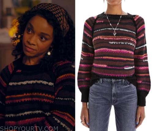 Love, Victor: Season 3 Episode 7 Mia's Striped Sweater | Shop Your TV