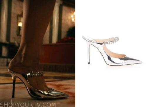 The Boys: Season 3 Episode 4 Silver Pumps with Embellished Strap | Shop ...