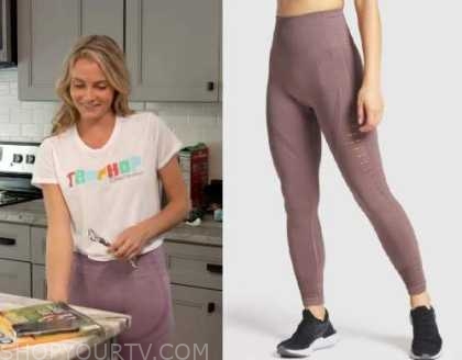 Southern Charm: Season 8 Episode 2 Purple Seamless Leggings