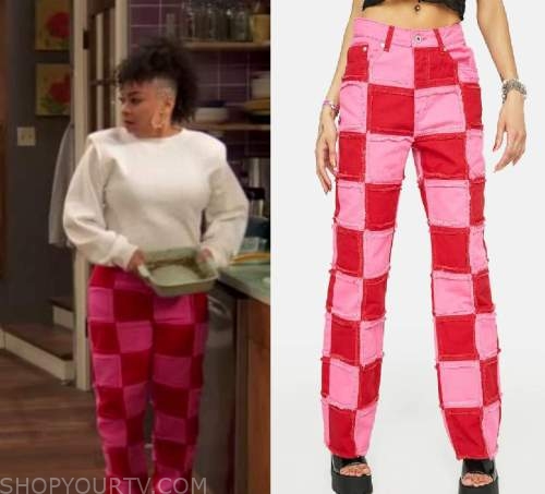 WornOnTV: Raven's lavender dog print pajamas on Ravens Home, Raven-Symoné