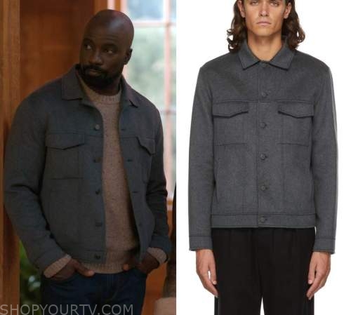 Evil: Season 3 Episode 7 David's Grey Trucker Jacket | Shop Your TV