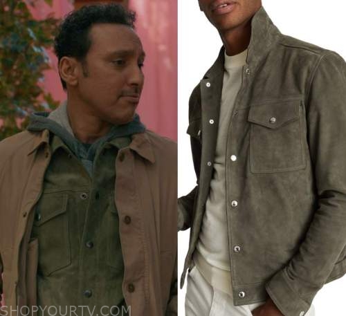 Evil: Season 3 Episode 7 Ben's Green Suede Jacket | Shop Your TV