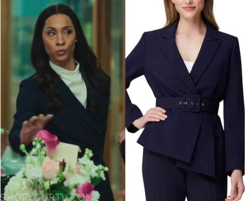 Loot: Season 1 Episode 8 Sofia's Belted Blazer | Shop Your TV