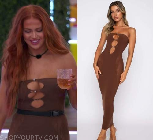 Love Island (USA): Season 4 Episode 7 Sydney's Borwn Strapless