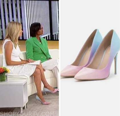 Outnumbered: July 2022 Kayleigh McEnany's Pink and Blue Ombre Pumps ...