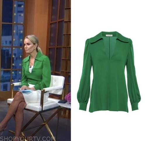 Good Morning America: July 2022 Dr. Jennifer Ashton's Green Split Neck ...