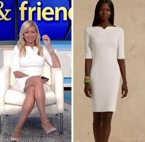 ainsley earhardt white dress