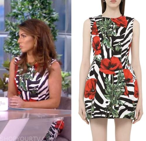 The View: July 2022 Alyssa Farah Griffin's Zebra and Floral Print Mini ...