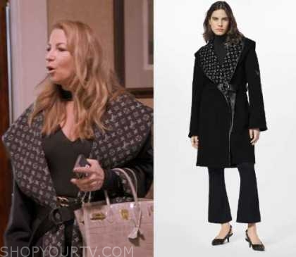 WornOnTV: Jill's black monogram coat on The Real Housewives Ultimate Girls  Trip, Jill Zarin