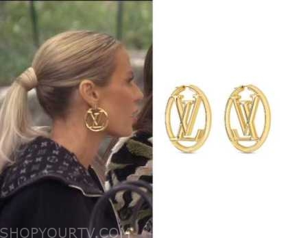 Gold LV Hoops