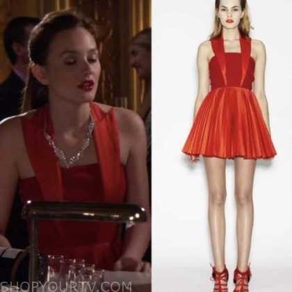 Gossip Girl: Season 4 Episode 14 Blair's Red dress | Shop Your TV