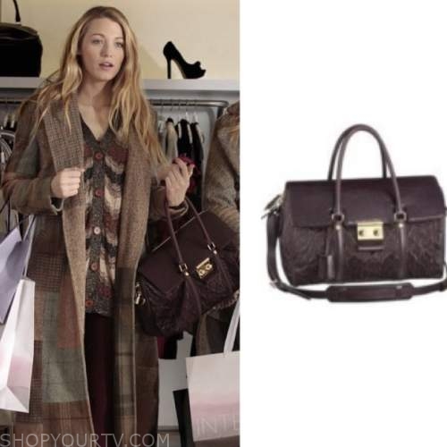 Gossip Girl: Season 4 Episode 18 Serena's Dark Brown purse | Shop Your TV