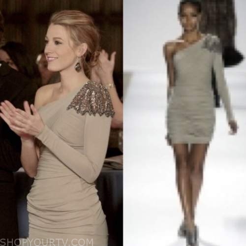 Gossip Girl: Season 3 Episode 5 Serena's Dark Blue dress