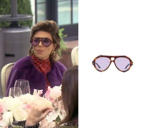 Lisa Rinna's Cut Out Cat Eye Sunglasses